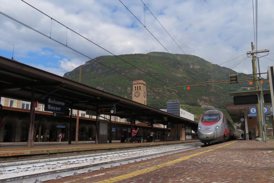 Train Station Bolzano City Mountain Renon Public Transport in Italy Holidays South Tyrol