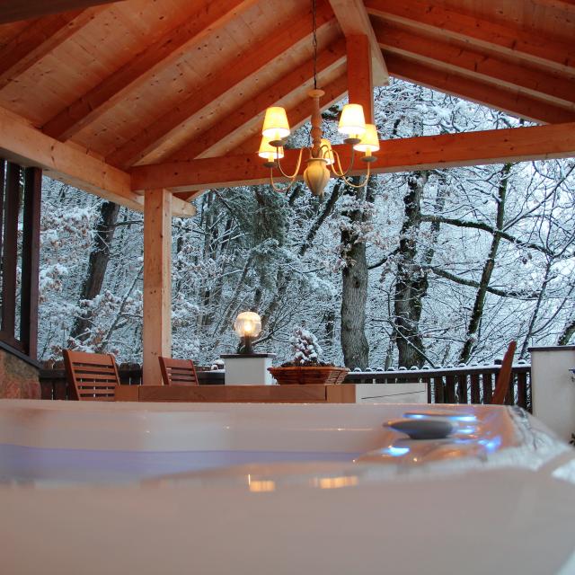 Christmas Markets Bolzano Winter Holidays in South Tyrol Outdoor Whirlpool with panoramic view